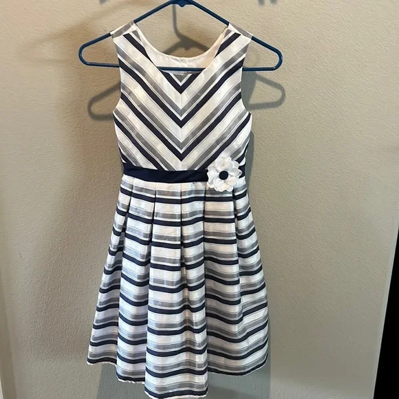 Jona Michelle | Dresses | Jona Michelle Navy Blue And White Size 8 Dress |  Poshmark